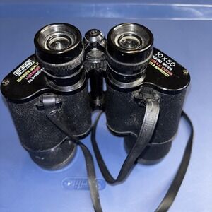 Empire 10x50 Coated Optics Binoculars w/ Case – Vintage Japan, 288ft @ 1000yds